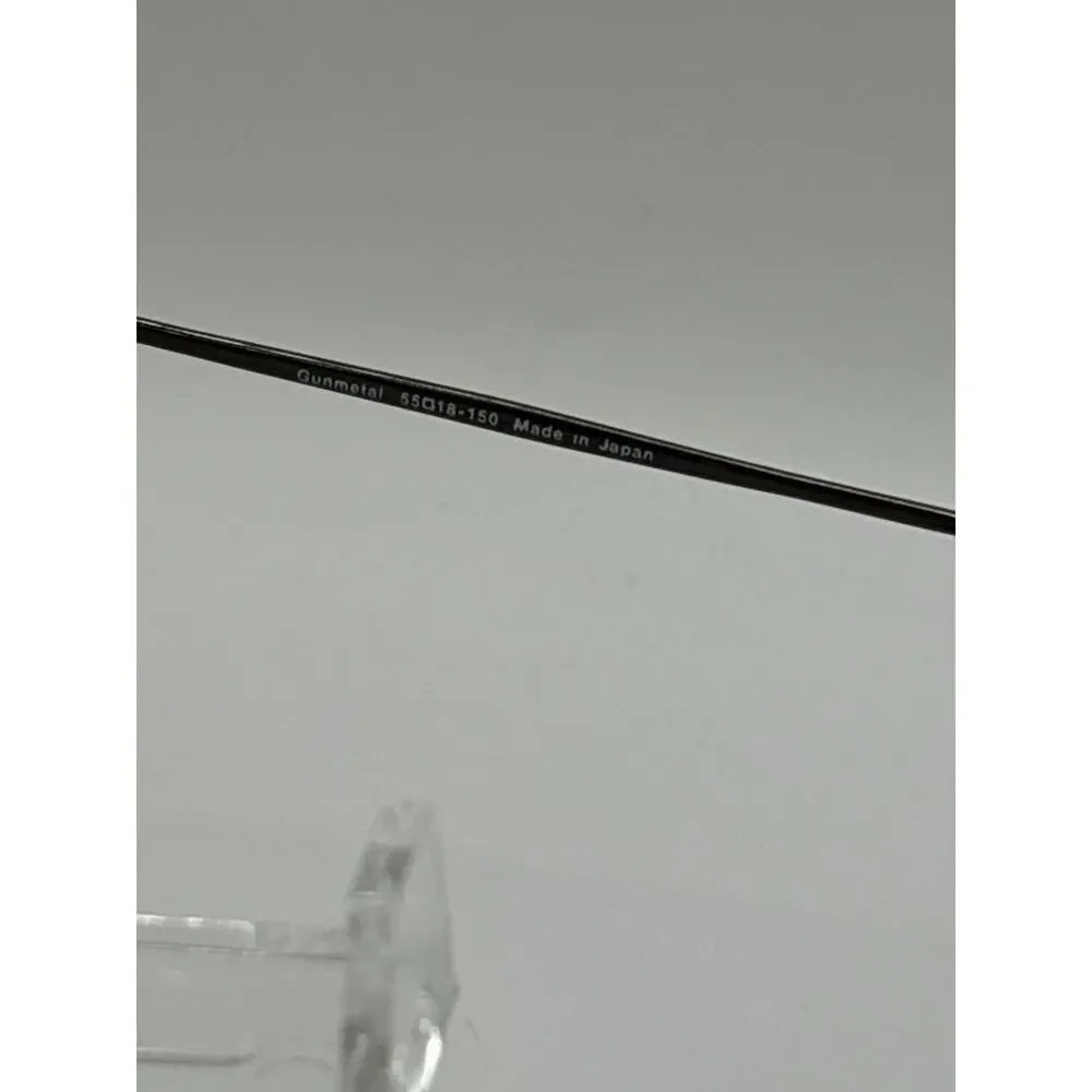 Flex Titanium Gilbert 395517 Eyeglasses Gunmetal 55-18-150 Made in Japan